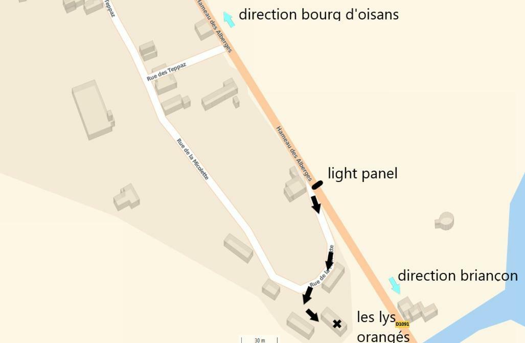 Les Lys Oranges Apartman Le Bourg-dʼOisans Kültér fotó