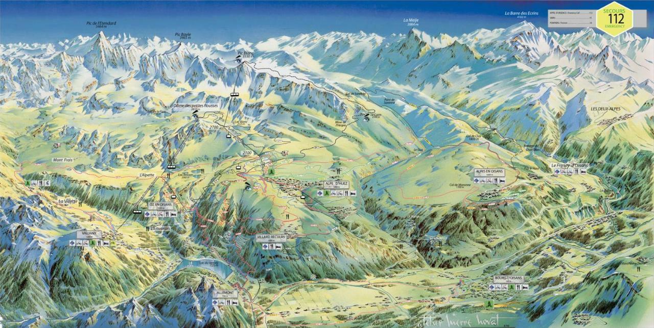 Les Lys Oranges Apartman Le Bourg-dʼOisans Kültér fotó